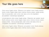 Training Room Orange PowerPoint Template text slide design
